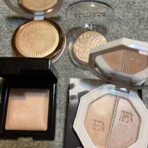 Almost New (1 NWT Fenty) Luxury Highlighter Bundle - Fenty, Anastasia, L.Mercier